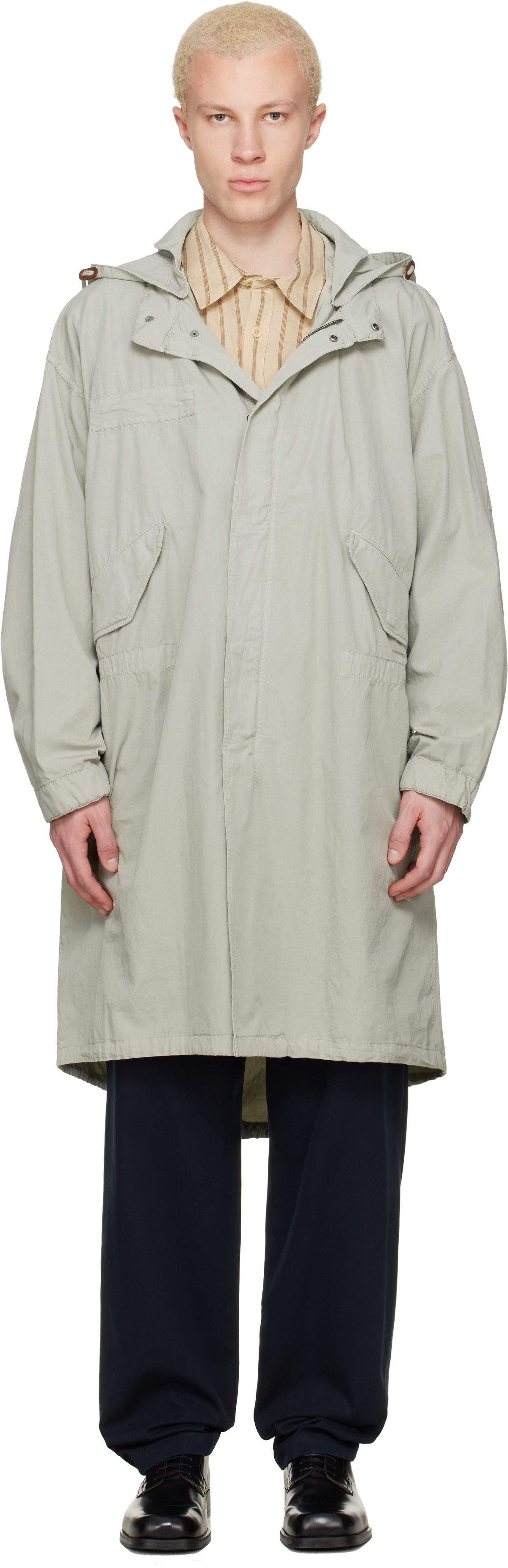 A.P.C. Beige Curtis Parka