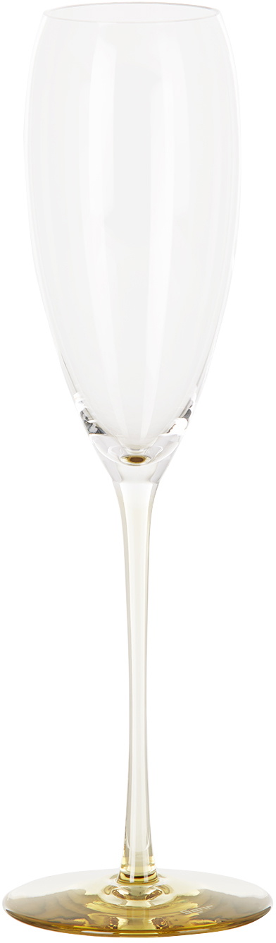 SGHR Sugahara Tan RISICARE Champagne Glass, 6.1 oz