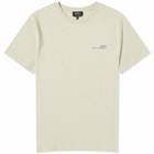 A.P.C. Men's Overdyed Item Logo T-Shirt in Light China Green