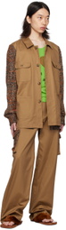 Anna Sui SSENSE Exclusive Tan Barn Jacket