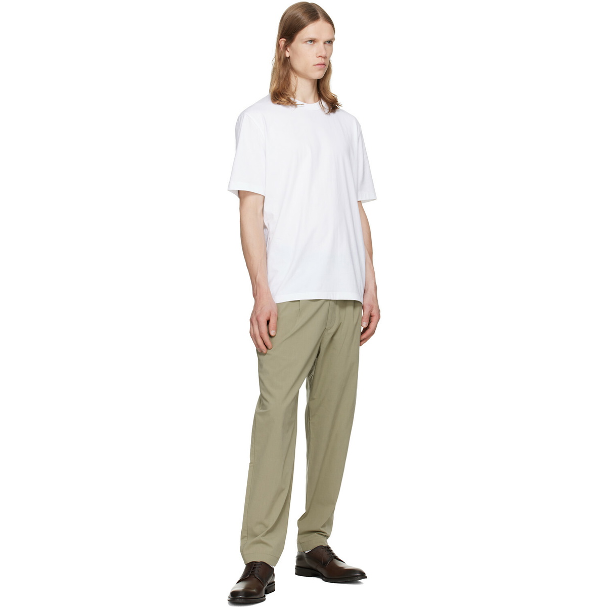 BOSS Three-Pack White Crew-Neck Cotton T-shirts