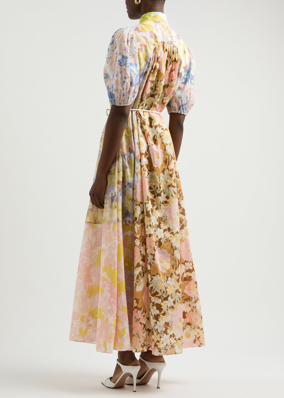 送料込/関税込■ZIMMERMANN■ ペイズリー コットン ミディドレス Zimmermann - Pattie floral cotton midi dress Zimmermann
