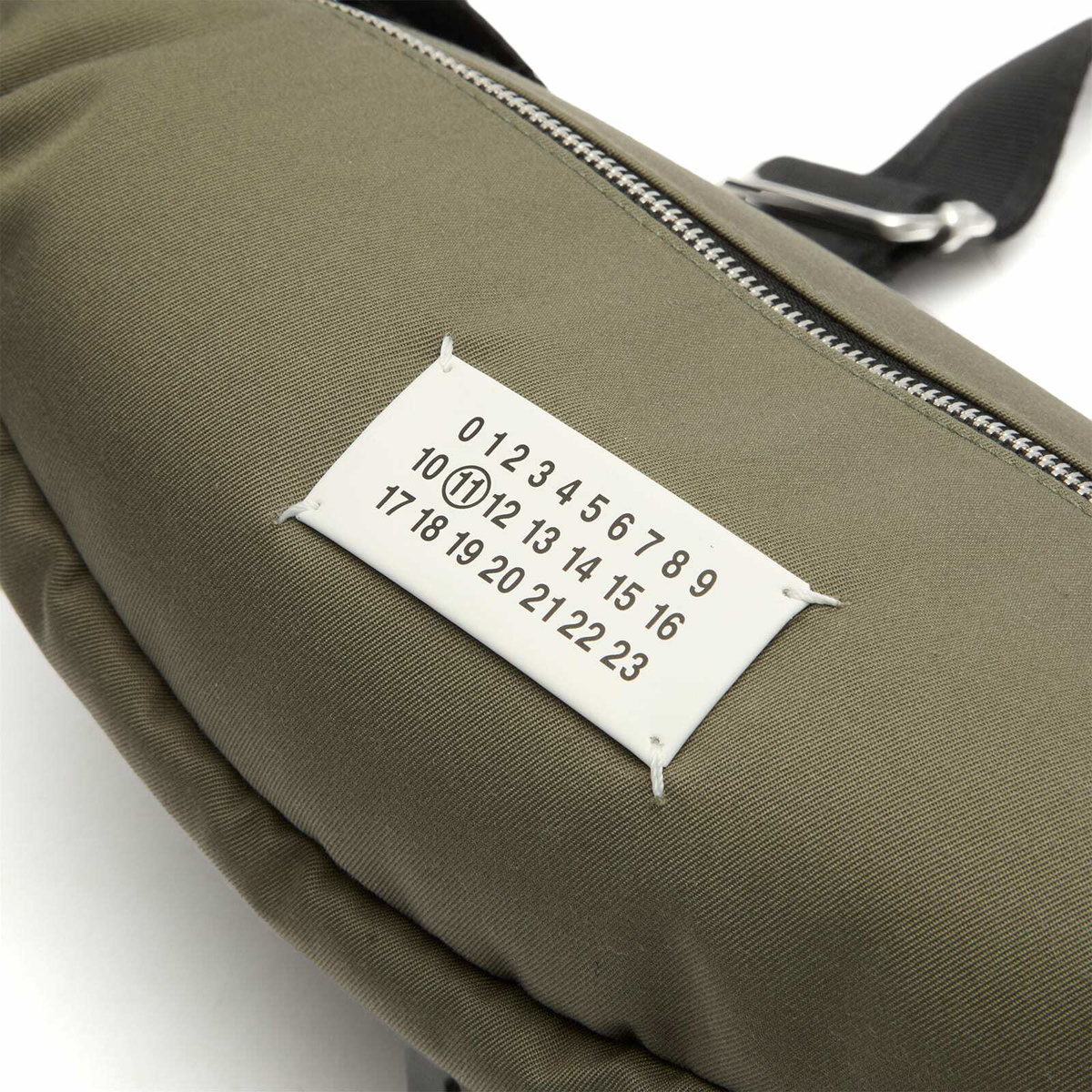 Maison Margiela Women's Glam Slam Belt Bag in Khaki/Black 