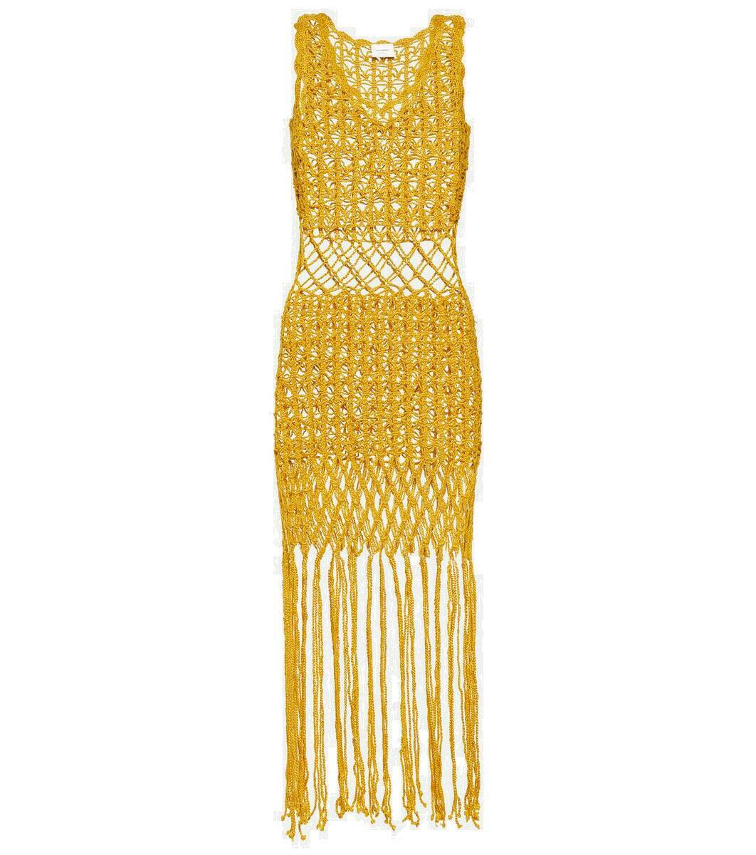 【Anna Kosturova】 Athena crochetコットンミディドレス Women's Crochet Dress | Athena Dress | Anna Kosturova