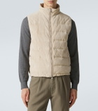 Brunello Cucinelli Suede down vest