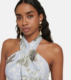 Erdem Drop earrings with pearls