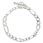 WWW.WILLSHOTT Silver Figaro Bracelet