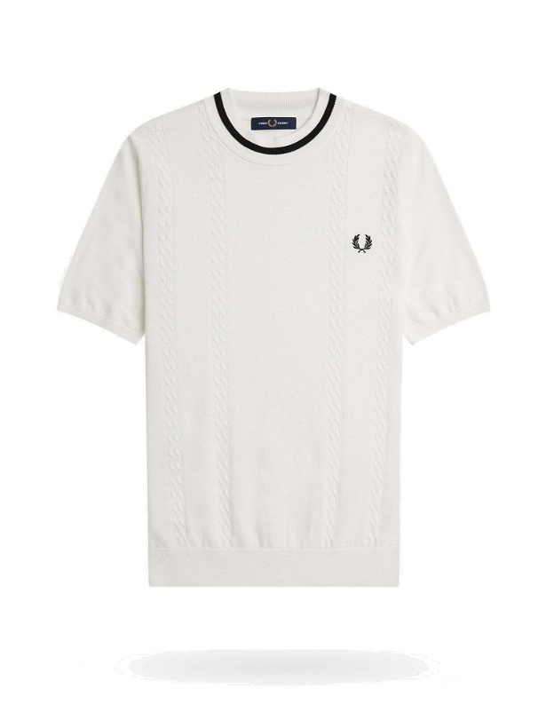 Photo: Fred Perry   T Shirt White   Mens