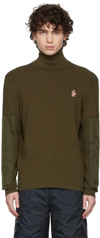 Photo: Moncler Grenoble Khaki Ciclista Turtleneck