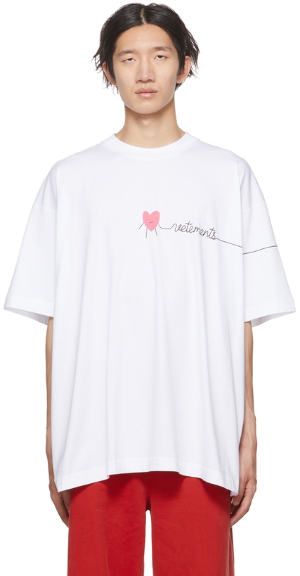 Photo: VETEMENTS White Soulmate T-Shirt