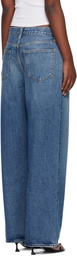 AGOLDE Blue Low Slung Baggy 30.5 Jeans