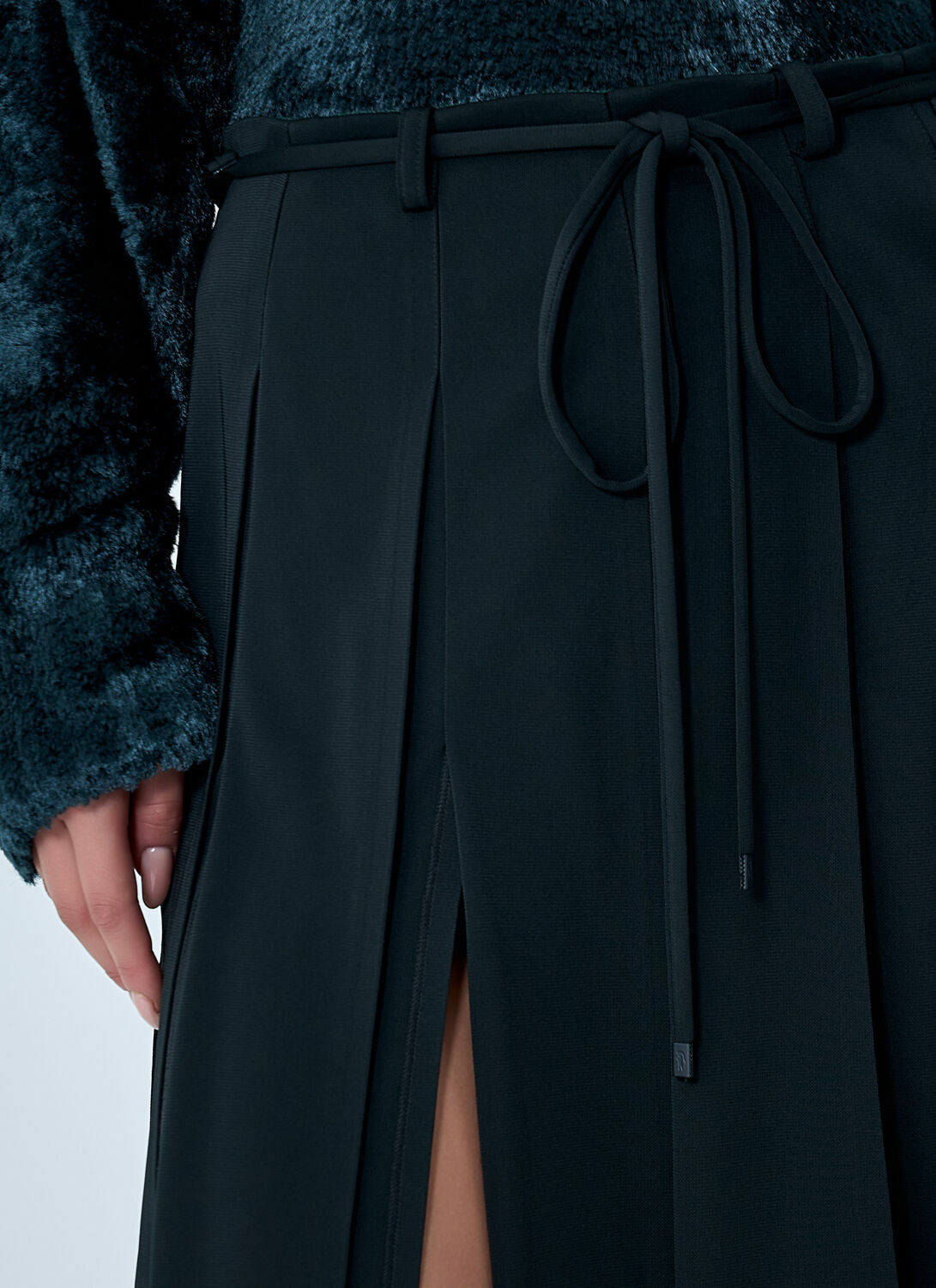 Lacoste Pleated Midi Skirt