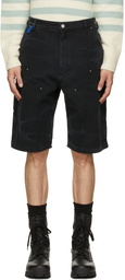 Acne Studios Black Workwear Shorts