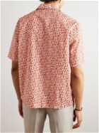 De Petrillo - Printed Cotton Shirt - Red