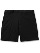 Theory - Curtis Straight-Leg Linen-Blend Shorts - Black