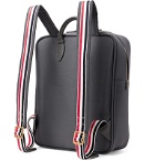 Thom Browne - Grosgrain-Trimmed Canvas Backpack - Gray