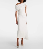 Roksanda Bridal Maite 2 caped one-shoulder gown