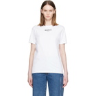 BALMAIN White 'Givenchy Paris' Print T-shirt