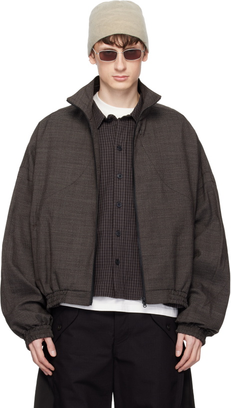 Photo: FFFPOSTALSERVICE Brown Vented OS Track Jacket