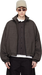 FFFPOSTALSERVICE Brown Vented OS Track Jacket