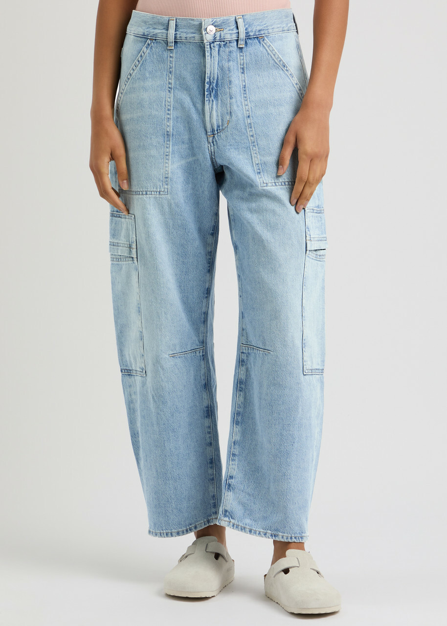 Citizens OF Humanity Marcelle Tapered Cargo Jeans Blue
