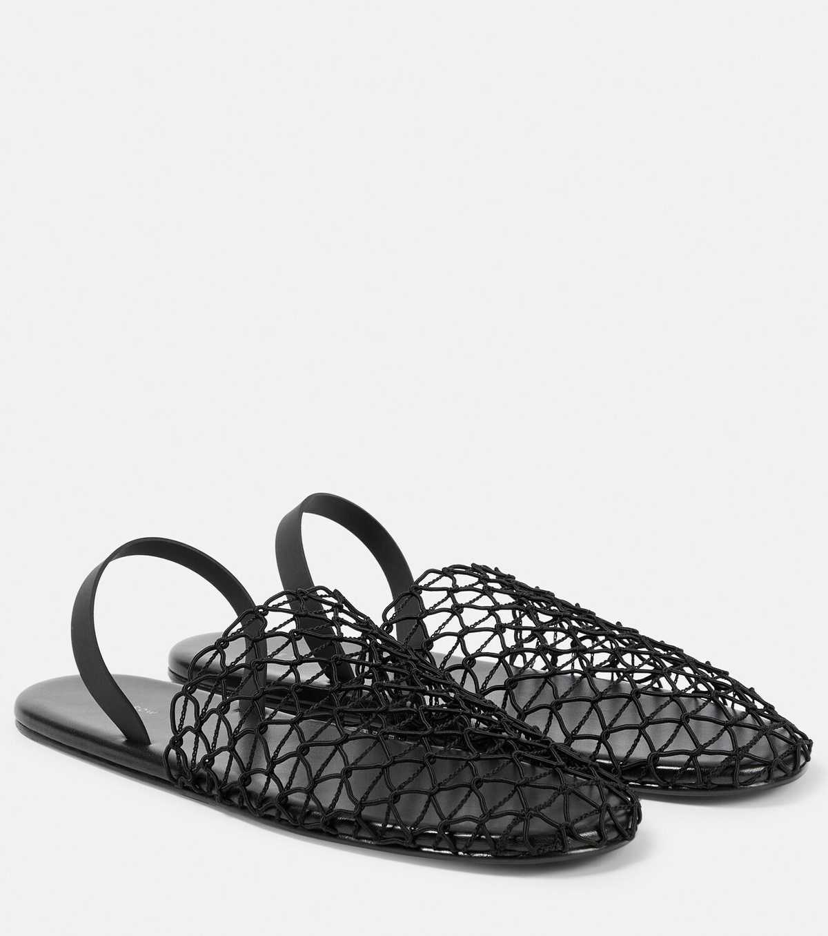 The Row Woven slingback mules The Row