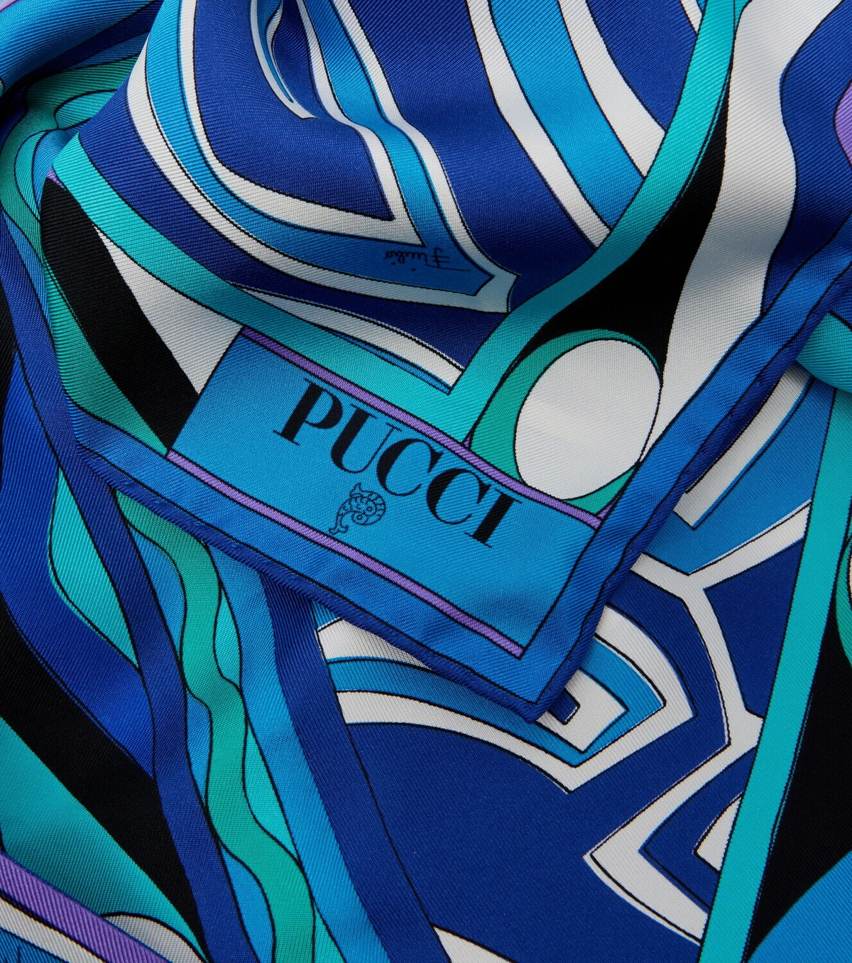 Pucci Labirinto silk twill scarf