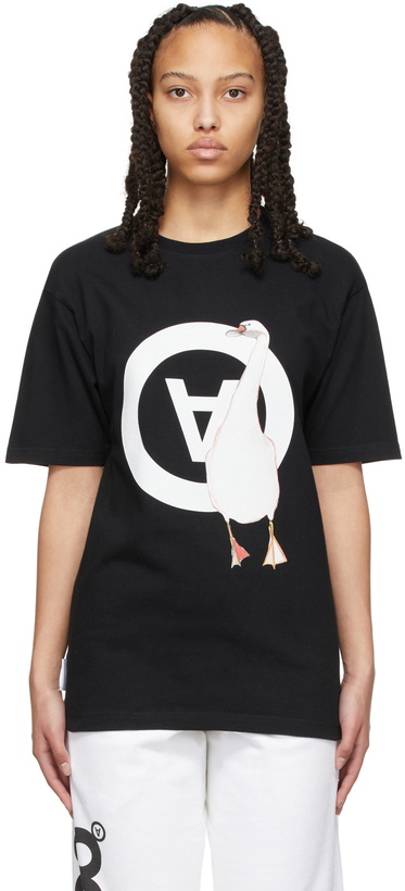 Photo: Aitor Throup’s TheDSA Black Front A Pack T-Shirt