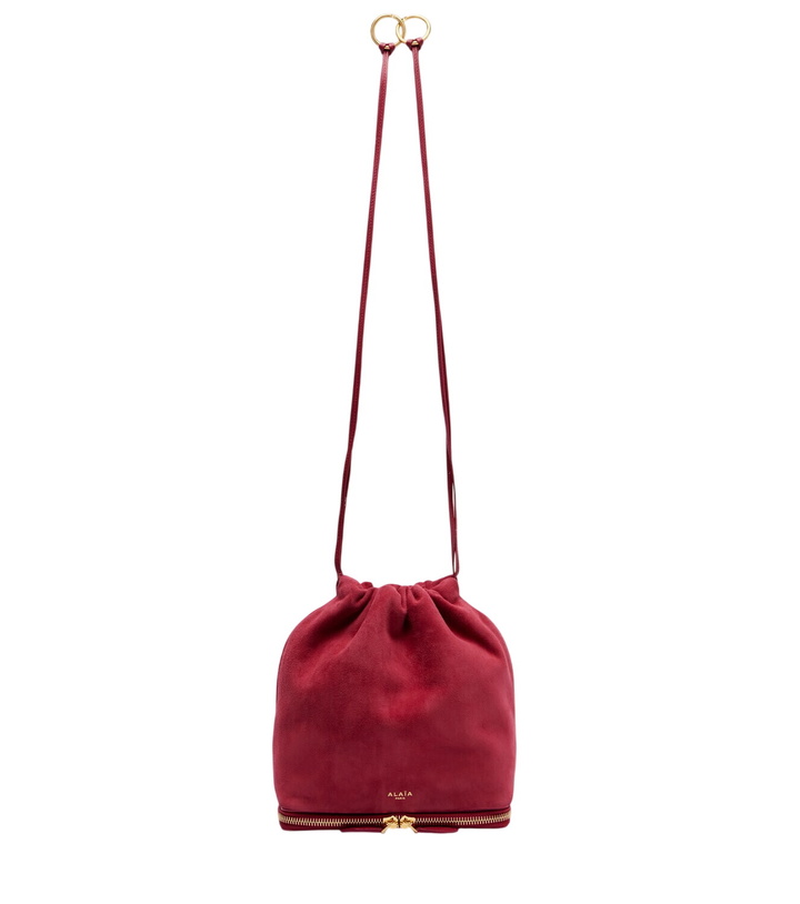 Photo: Alaïa Le Pochon suede bucket bag
