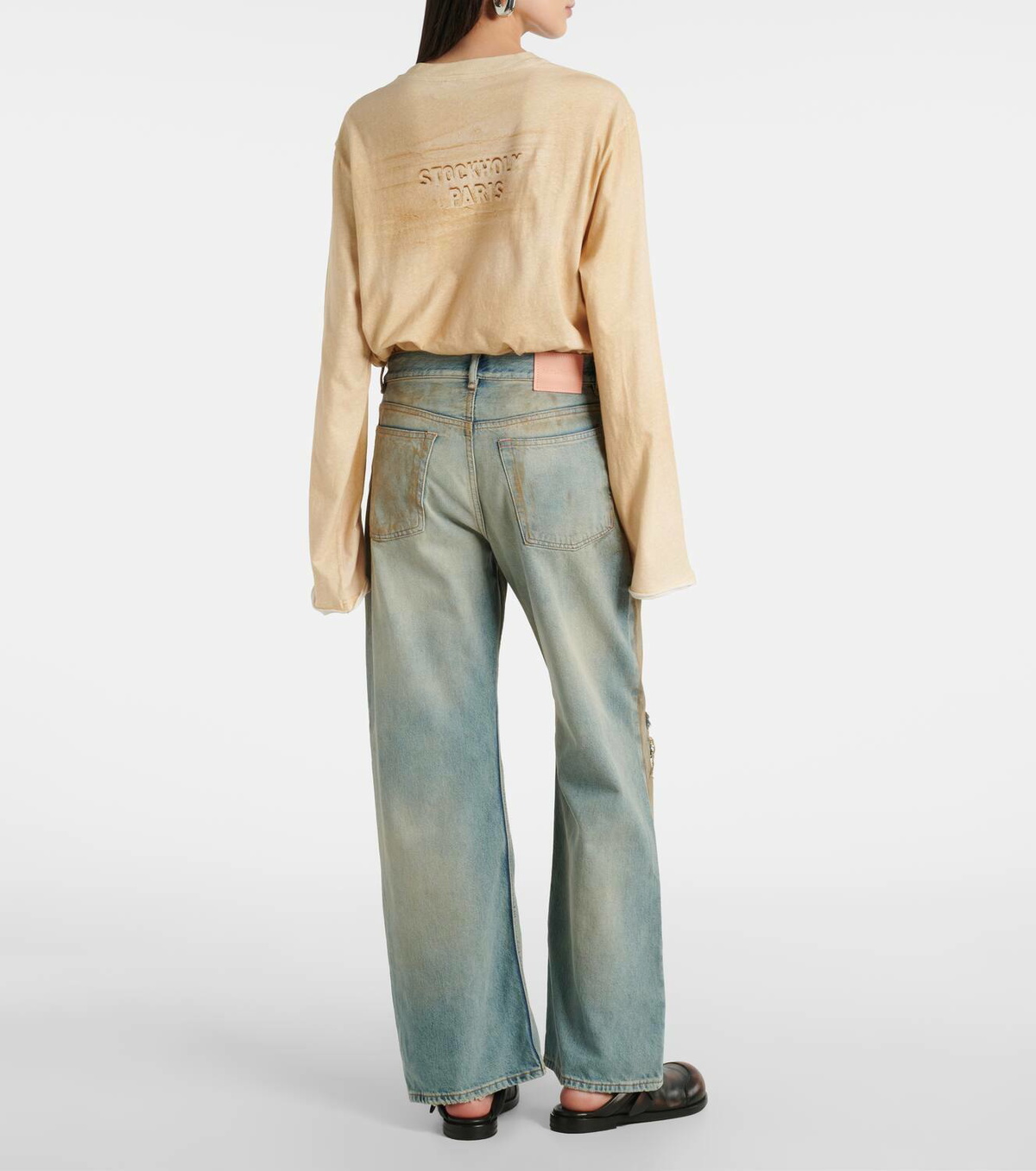 【Acne Studios】 2021F mid-rise wide-leg jeans 2021F mid-rise wide-leg jeans in blue - Acne Studios | Mytheresa