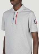 Moncler - Logo Patch Polo Shirt in Grey