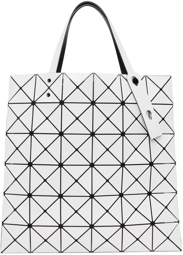 Photo: BAO BAO ISSEY MIYAKE White Lucent Tote