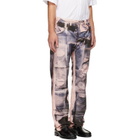 Acne Studios Pink Trompe-L'oeil 1996M Jeans