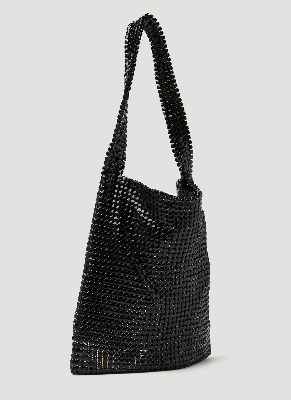 Pixel Hobo Shoulder Bag in Black Paco Rabanne