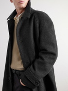 Herno - Wool-Blend Twill Coat - Gray