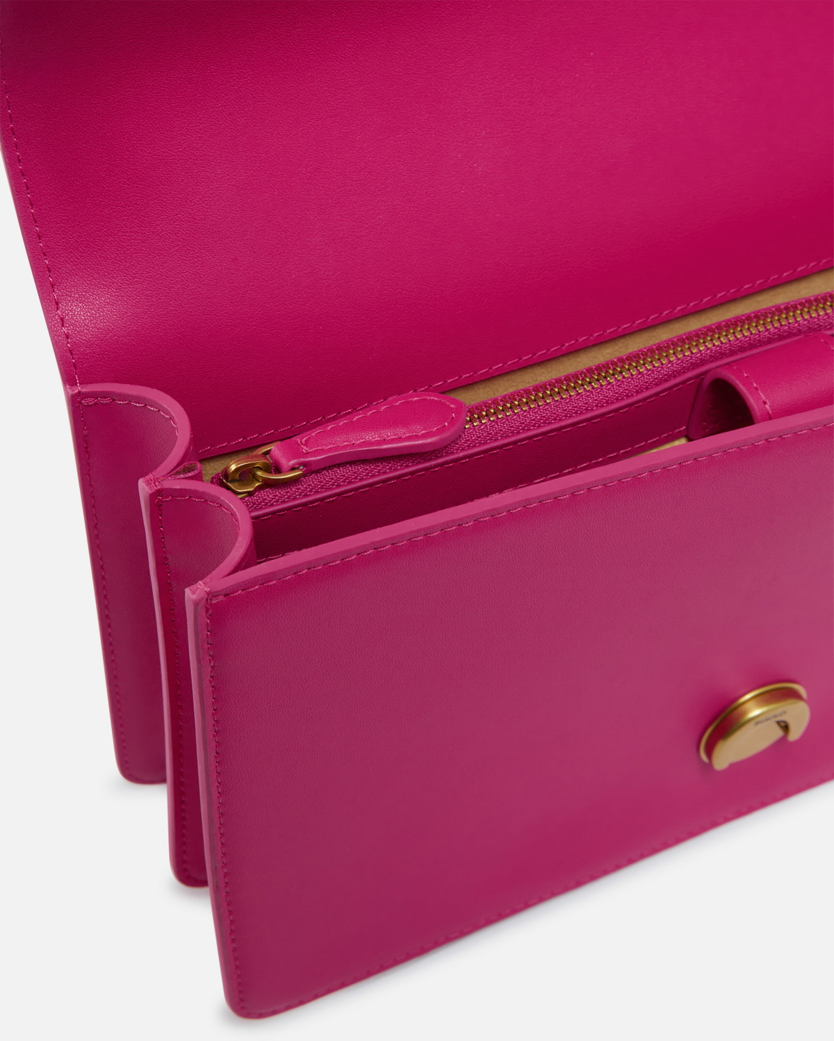 Pinko Classic Love Bag One Simply Pinko Pink Antique Gold