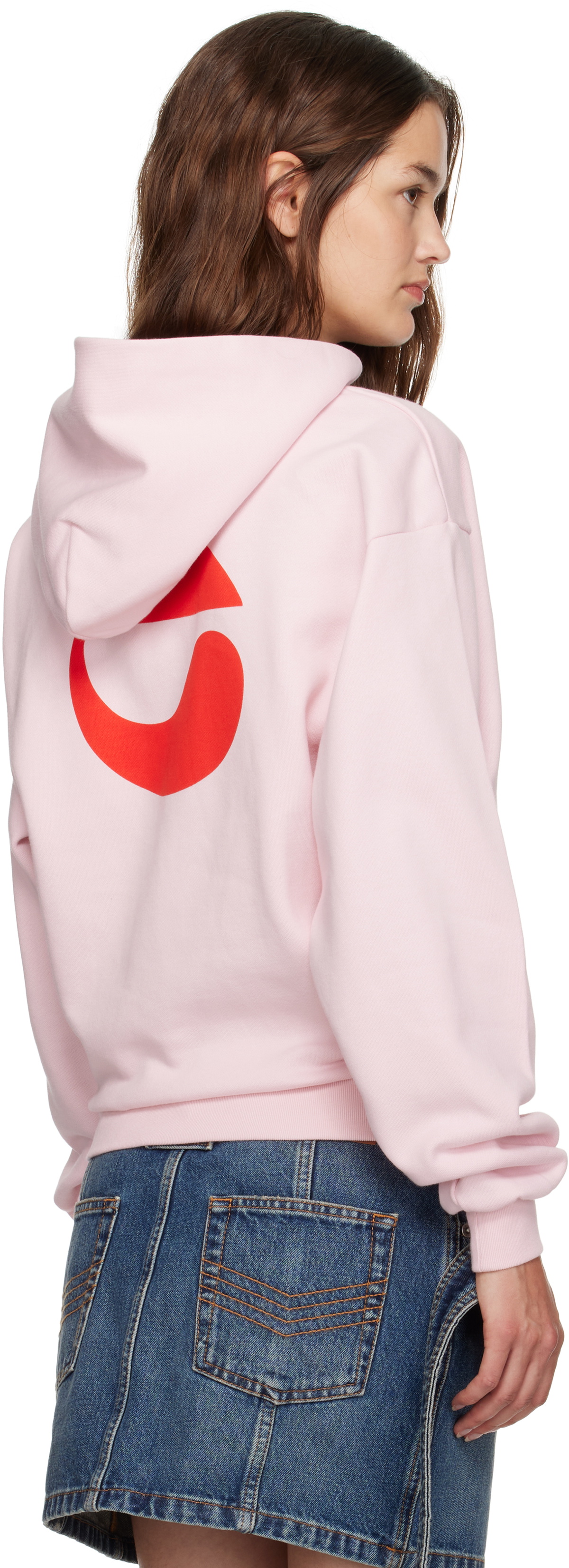 Coperni Pink Logo Hoodie