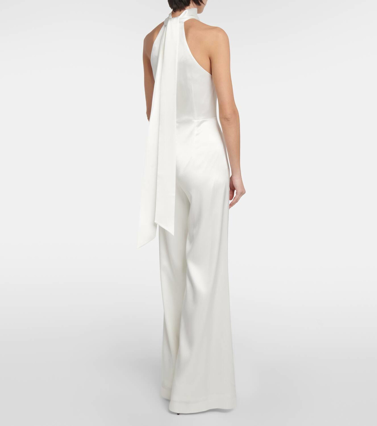 Galvan Bridal Sienna satin jumpsuit