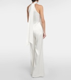 Galvan Bridal Sienna satin jumpsuit