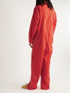 LOEWE - Paula's Ibiza Logo-Embroidered Washed-Cotton Jumpsuit - Orange