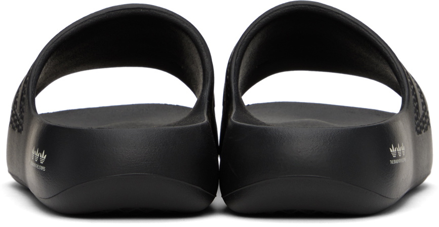 adidas Originals Black Adilette Ayoon Slides