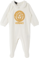 Versace Baby White Medusa Jumpsuit