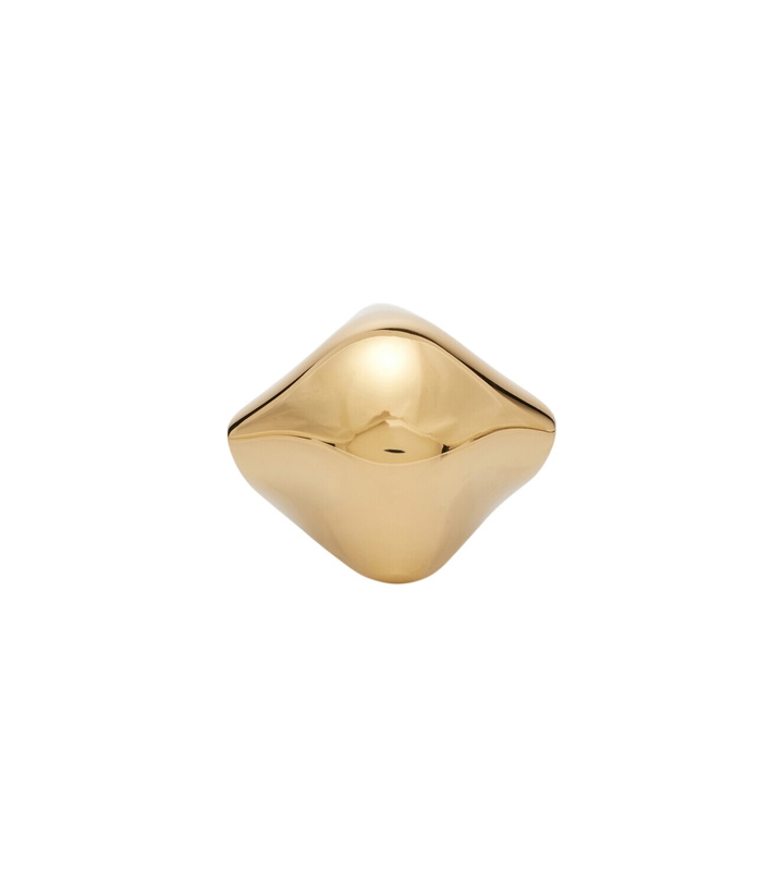 Photo: Khaite Lotus 18kt gold-plated ring