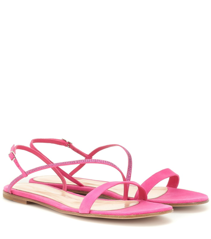 Photo: Gianvito Rossi - Manhattan suede sandals
