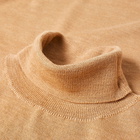 A.P.C. Men's Dundee Roll Neck Knit in Beige Heather