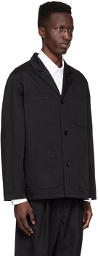 SOPHNET. Black Polyester Jacket