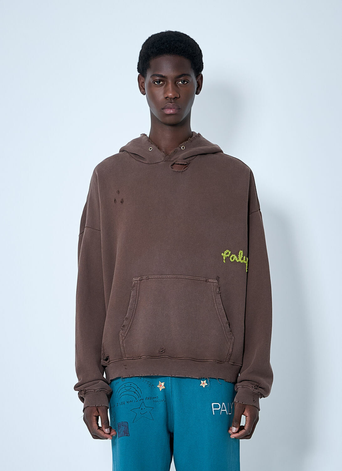 Paly Blank Hooded Sweatshirt