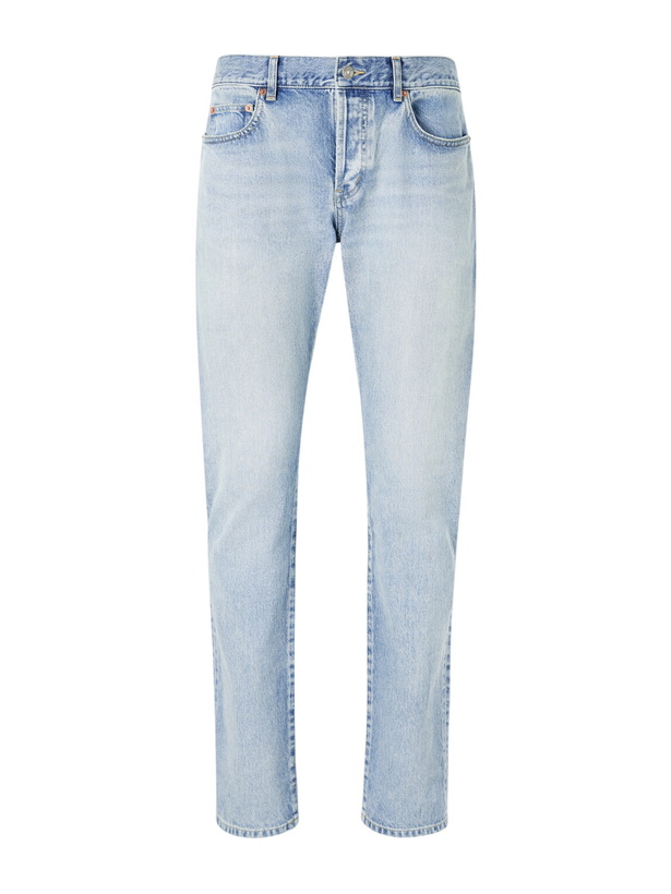 Photo: SAINT LAURENT - Straight-Leg Organic Jeans - Blue