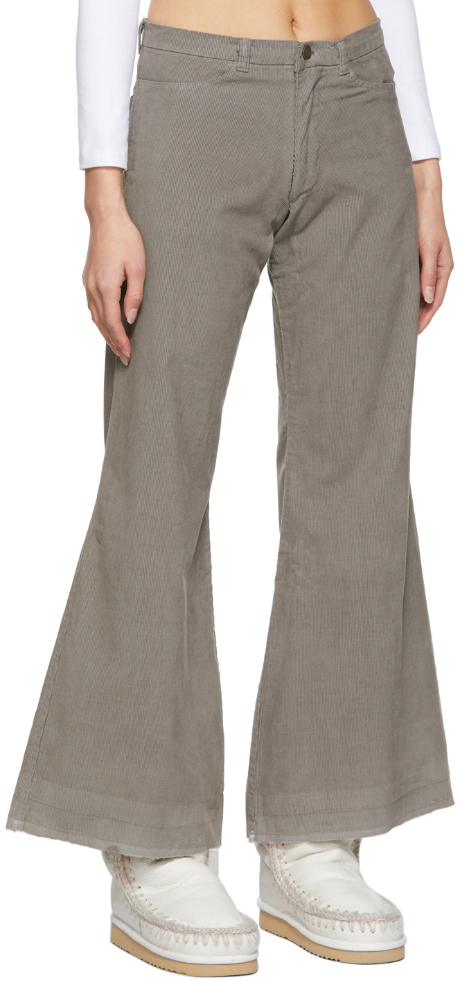 Praying SSENSE Exclusive Khaki Bootcut Trousers Praying