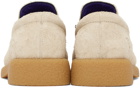 Burberry Beige Suede Chance Loafers
